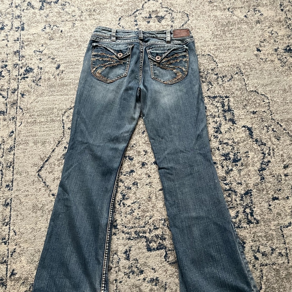 Silver Bootcut Jeans - Picture 6 of 7